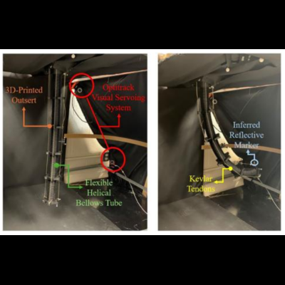 3D discrete elastic rod model and observer for continuum robots
