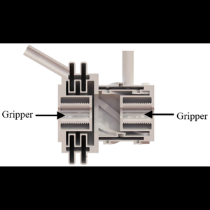 Fluid powered actuation system for MRI-guided surgical intervention